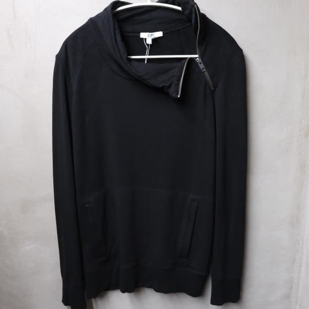 Helmut lang 사이드 집업 스웻 s