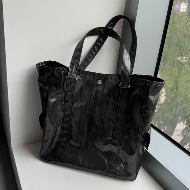Porter Shine big tote bag(black)
