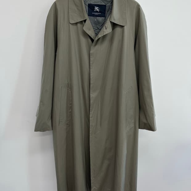 버버리 실크 100% 맥코트