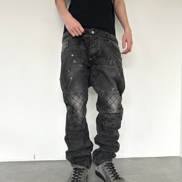 디스퀘어드 아카이브 아머 지퍼 새깅진