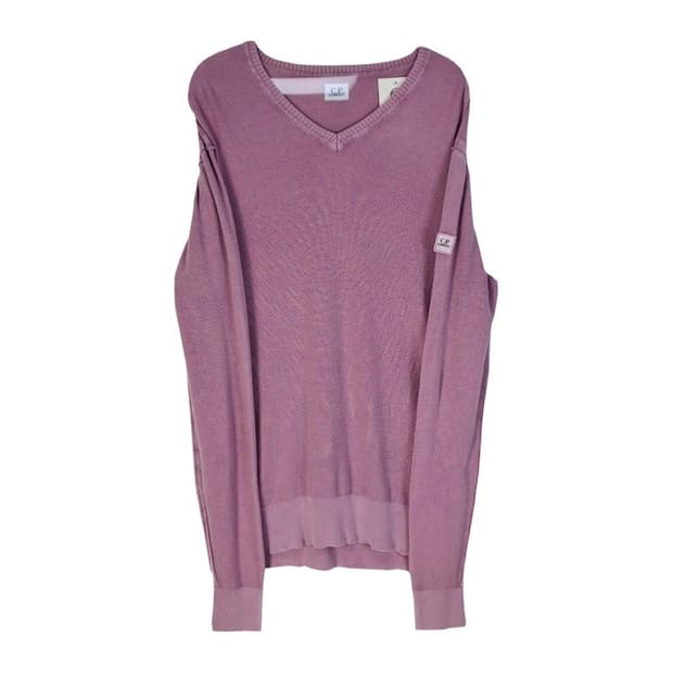 CP컴퍼니 사이드패치 타이핑 코튼니트