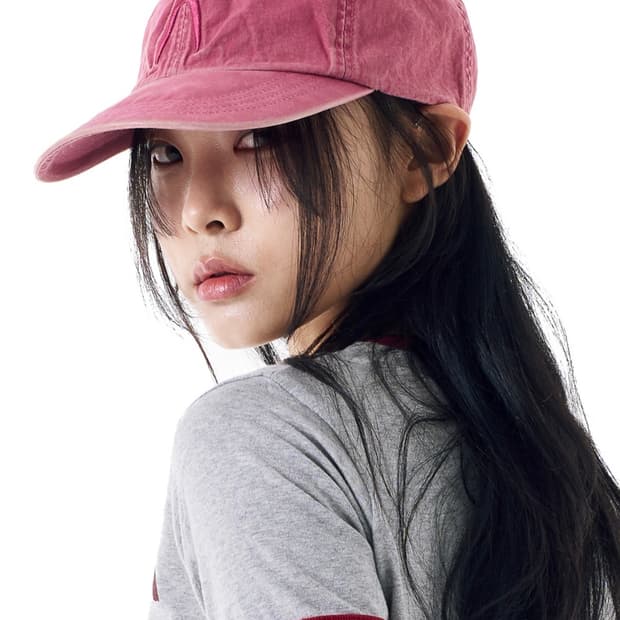 아캄 washed cotton ball cap