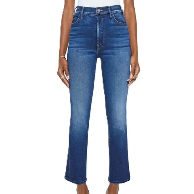 26인치 MOTHER 마더 허슬러 앵클 부츠컷 스판 데님 청바지