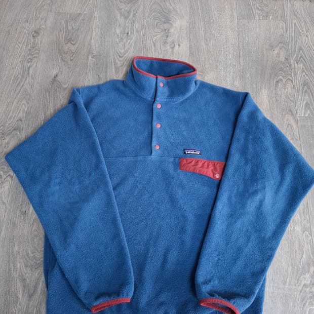 M 파타고니아 신칠라 블루 플리스 풀오버