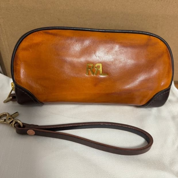 RRL 더블알엘 레더 라지 월렛