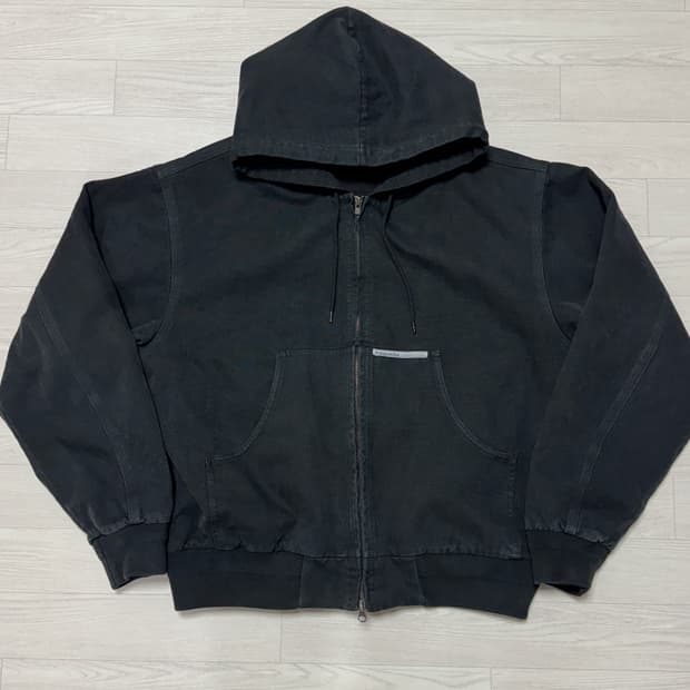 디스이즈네버댓 오버다이드 후디드 재킷 블랙 S