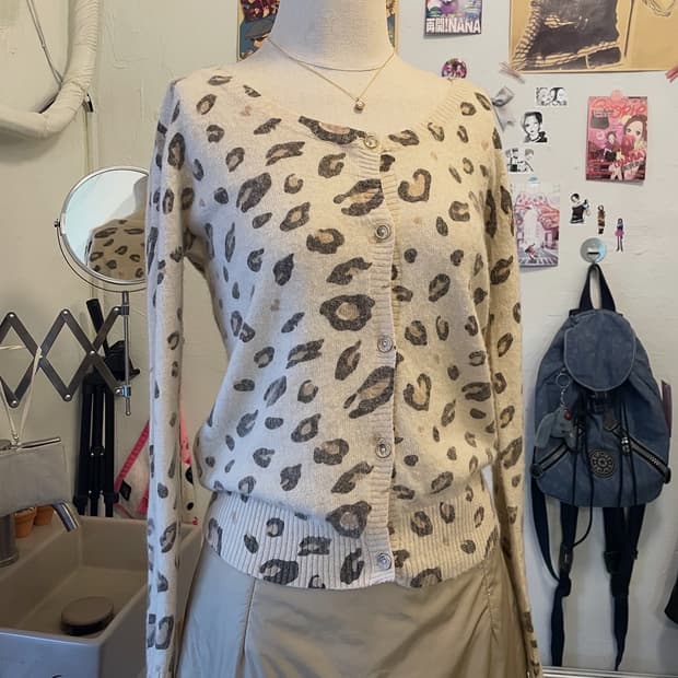 레오파드 가디건 [무배]