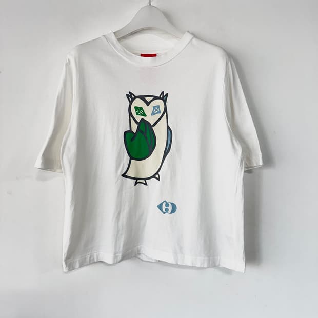 럭키슈에뜨 프린팅 반팔티셔츠