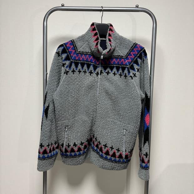 M) 히스테릭 글래머 노르딕/에스닉 플리스 자켓