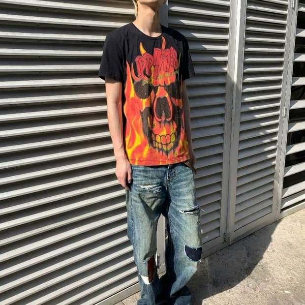 필립 플레인 메탈리카  월드투어 반팔티