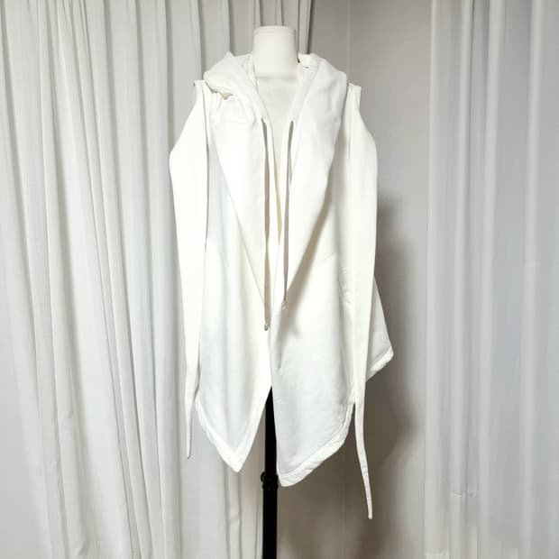 릭오웬스 다크쉐도우 드레이핑 마운틴 후드 슬리브리스 (표기M) 상태최상