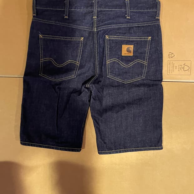 칼하트wip 데님쇼츠 30 