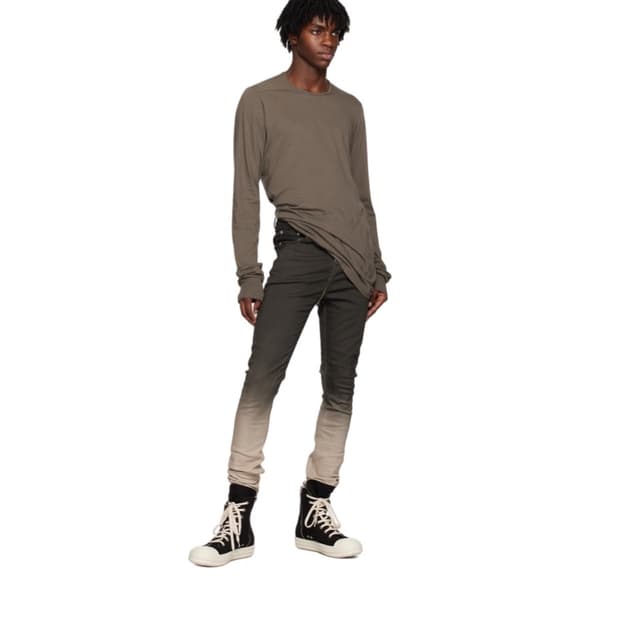 릭 오웬스 24ss DRKSHDW 블랙 & 오프화이트 룩소르 진