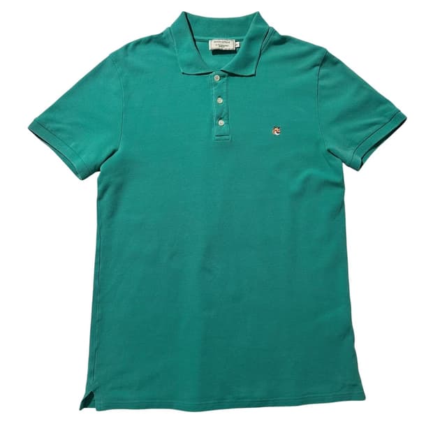 (매장판) 메종키츠네 폭스헤드 피케 카라 반팔 티셔츠