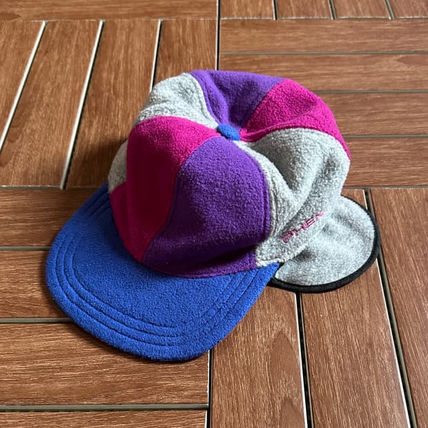 Phenix multi color fleece ear flap cap