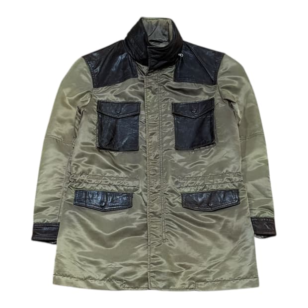 ABX 빈티지 양가죽 투웨이 자켓