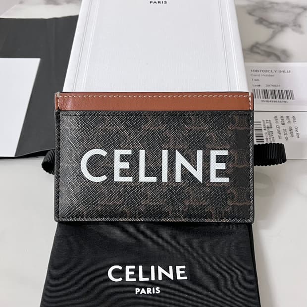 [S급/정품] 셀린느 로고 트리옹프 카드지갑