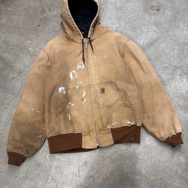 00’s 칼하트 덕 액티브 자켓 J247 BRN