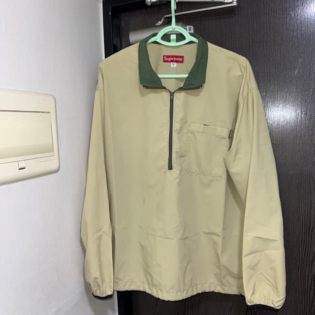 90s supreme 반집업 자켓