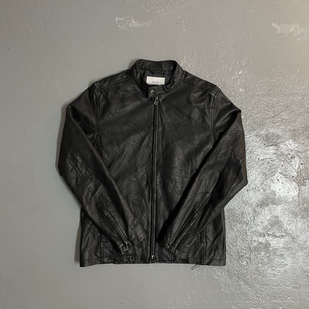 INHERIT 가죽자켓 