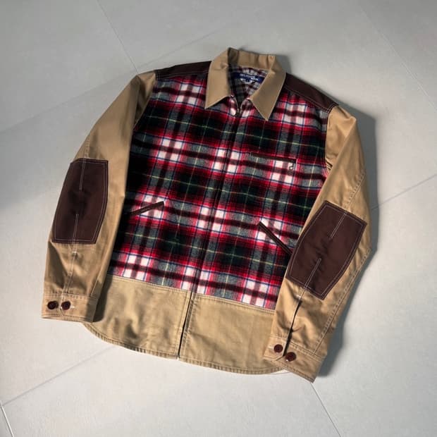 준야와타나베 울 믹스 자켓