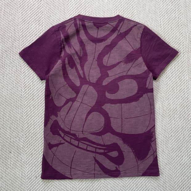 빈티지 핸드드로잉 파이럿 후크 반팔티셔츠