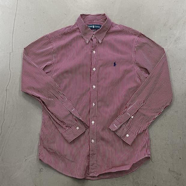 폴로 랄프로렌 스트라이프 셔츠 L