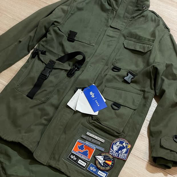 아더에러 x 알파 m-65 필드 자켓