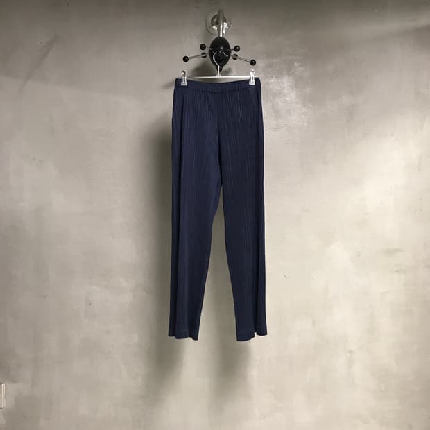 이세이 미야케 플리츠 플리즈 팬츠 블루 3(W)