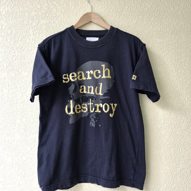 00s 에드윈스컬티셔츠  search and destroy