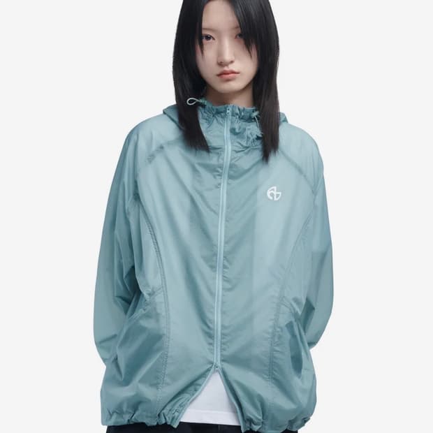 노매뉴얼 나일론 바람막이 마리나 M