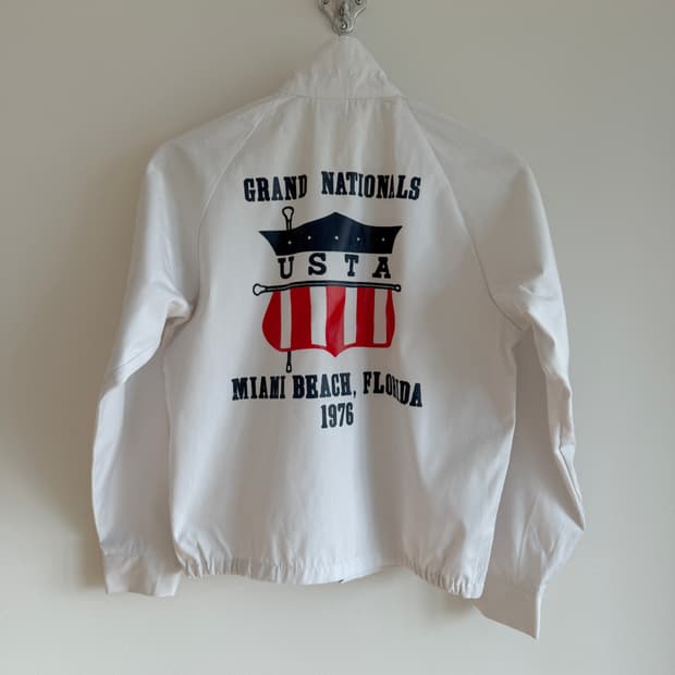 Vintage USA 탈론지퍼 블루죵