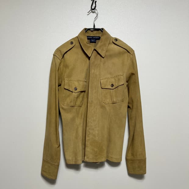 랄프로렌 스웨이드 레더 셔츠 자켓 8사이즈
