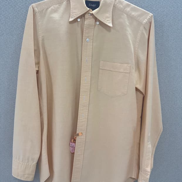 드레익스 옐로우 옥스포드 셔츠 41사이즈 팝니다.