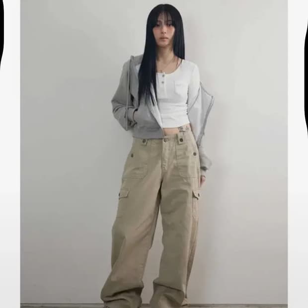 애즈온 JED CARGO PANTS / BEIGE