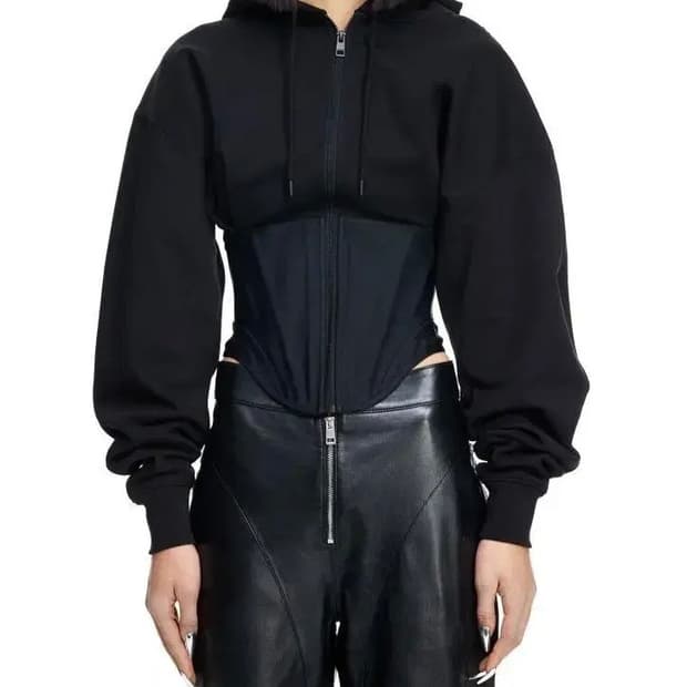 뮈글러 H&M 콜라보 후드집업(S)