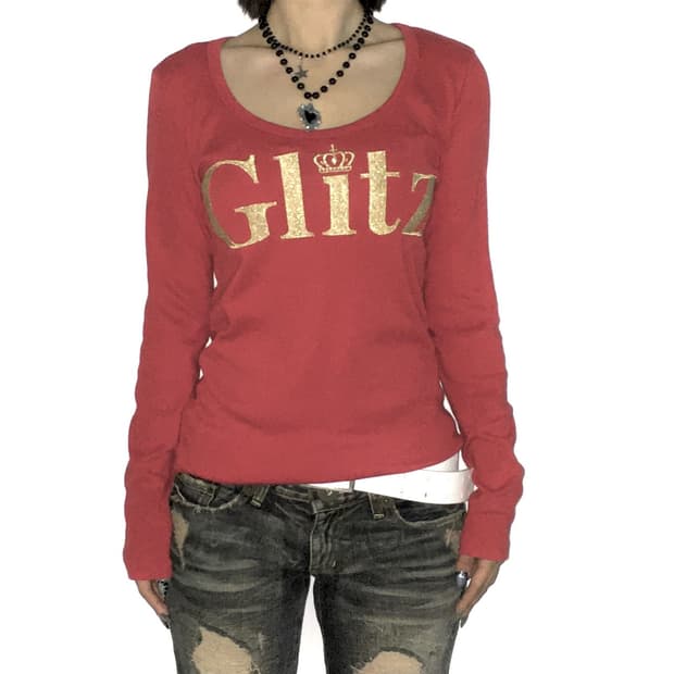 Glitz 빅로고 롱슬리브 글리츠