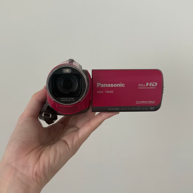 파나소닉 hdc-tm45 핑크