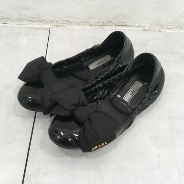 Prada 프라다 리본 플랫슈즈