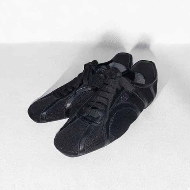 그린씨 라인 시스루 스니커즈 블랙 line see-through snea