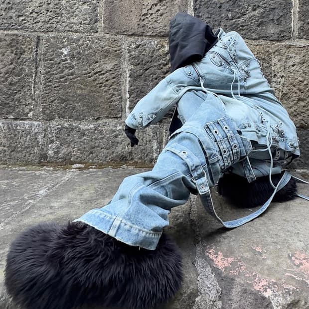 [43]발렌시아가 페이크퍼 크록스뮬