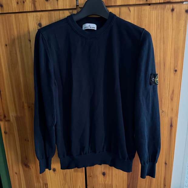 (여분단추⭕️) 스톤아일랜드 니트 신형탭모델 XL