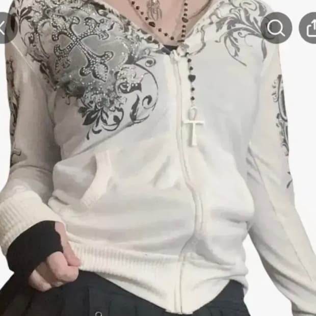 테무 빈티지 후드집업