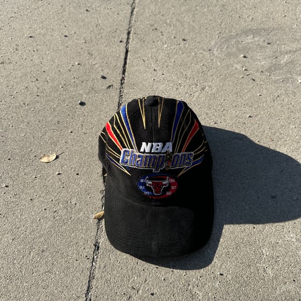 98's nba chicago bulls championship cap