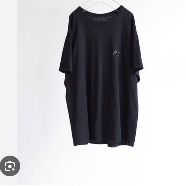 안셀름 로고 블랙 티셔츠
