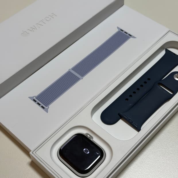 애플워치10 실버 42mm GPS 알루미늄