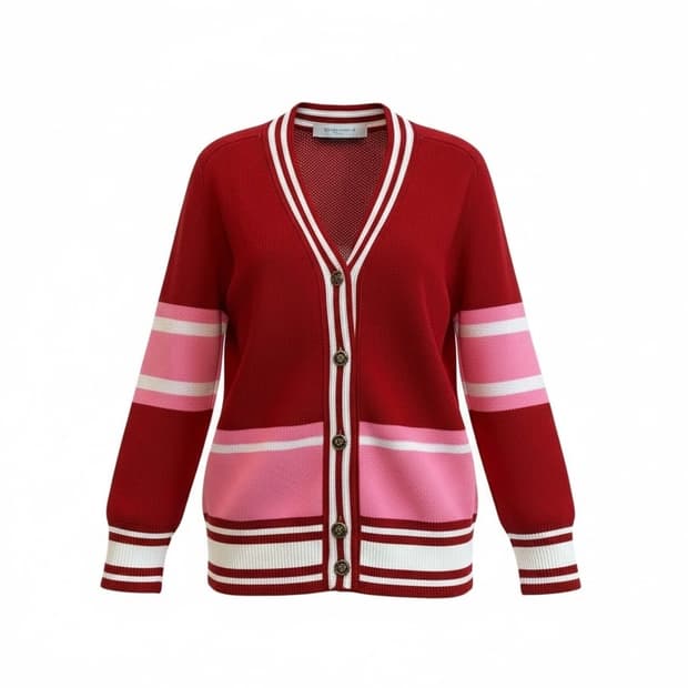 골든구스 백로고 가디건