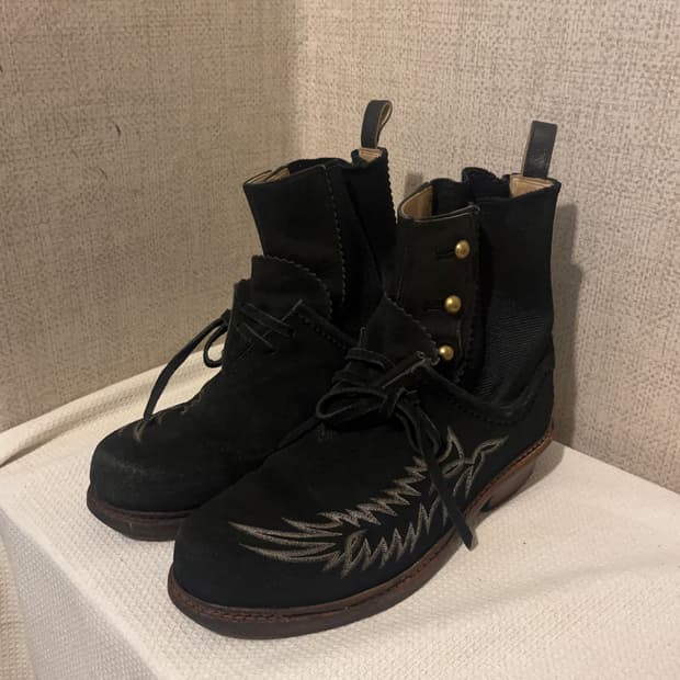 넘버나인 09ss 웨스턴 부츠