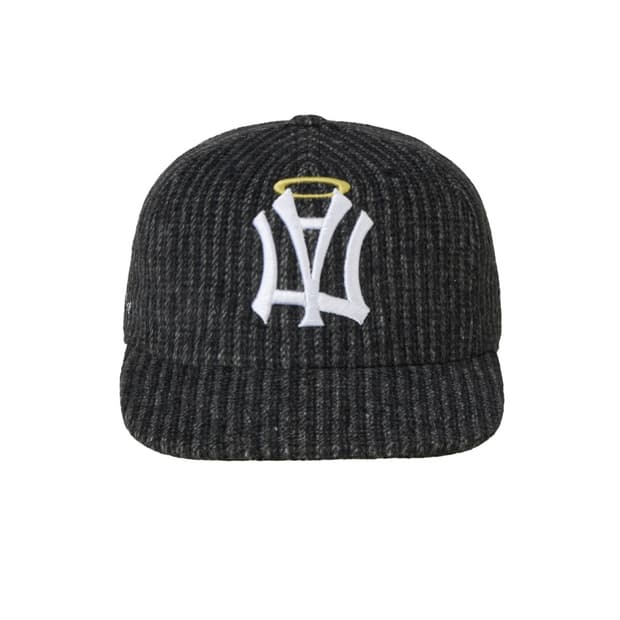 aeae/symbol stripe angel wing cap(black)