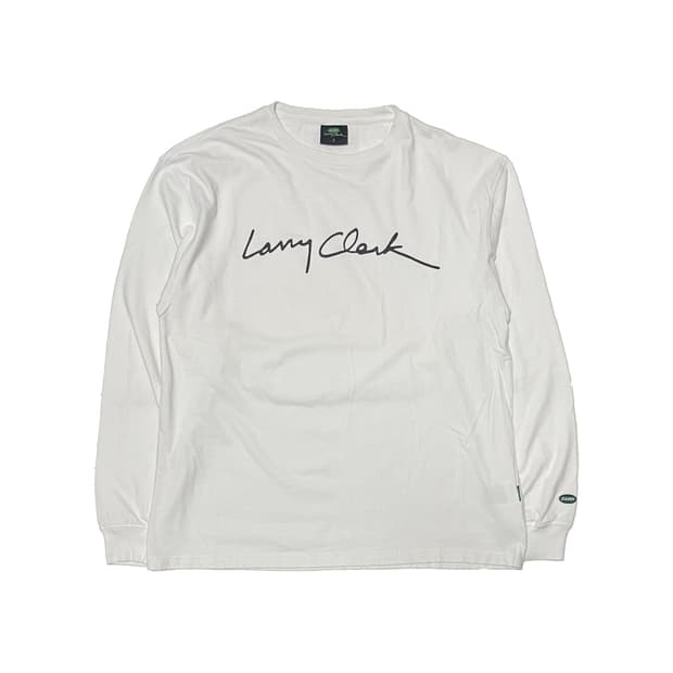피지컬디파트먼트 래리 클락 롱슬리브 화이트
